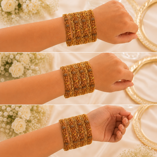 🌟 Stylish Bangles Set ❤️ Beautifully Packed in AFREE Box