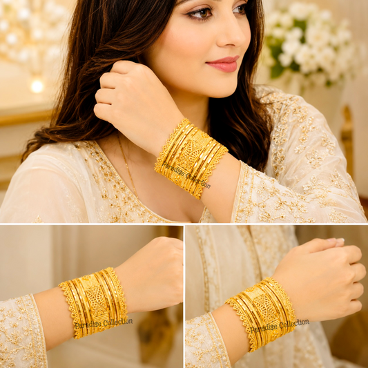 ✨ Stylish Bangles Set – Elegant Design With FREE Jewelry Packaging 💖