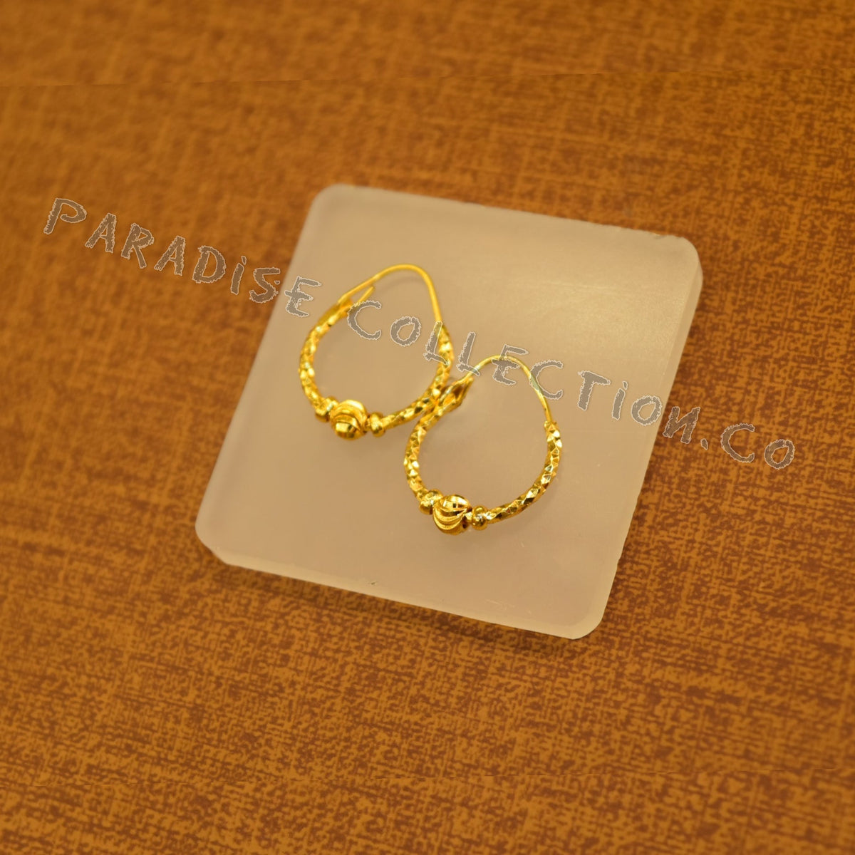 Luxury Classic Bali Hoop Earrings – Free Jewellery Box Inside